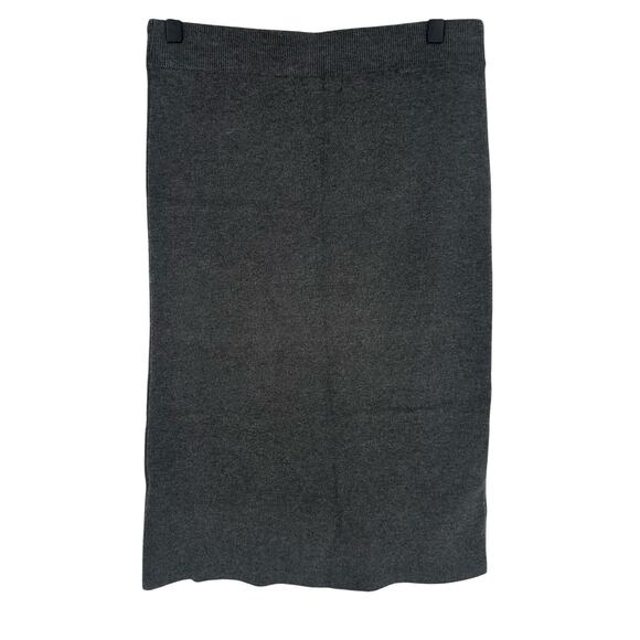 Banana Republic Knee Length Knit Pencil Skirt Micro Ribbed Workwear Office S - Picture 2 of 7